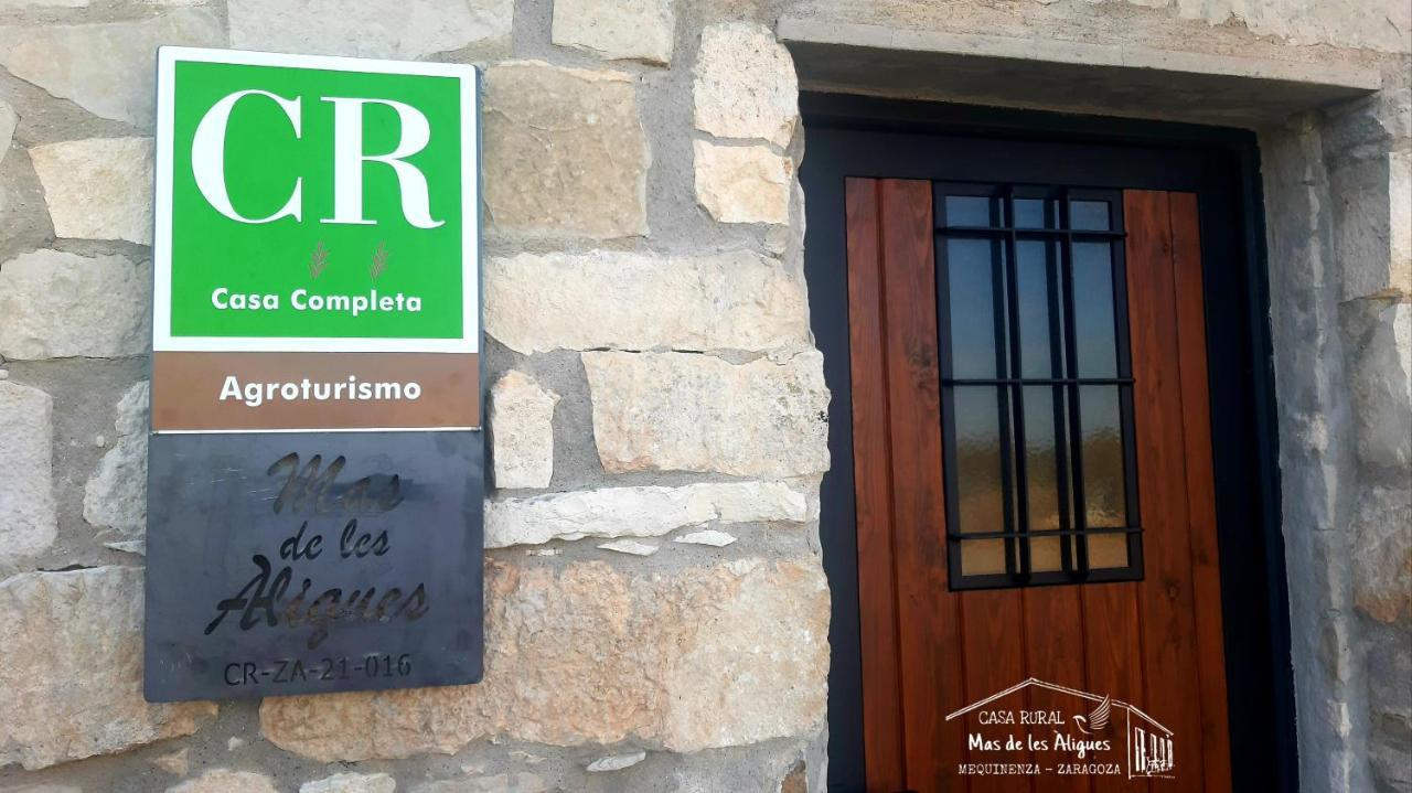 Casa Rural Mas de les Àligues Mequinenza Exterior foto